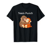 Team Punch The Monkey Sad Macaque Cute Baby T-Shirt