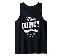 Team Quincy Lifetime Member Funny Name Quincy Tank Top