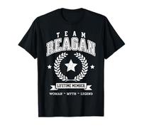 Team Reagan Lifetime Member Funny Name Support T-Shirt