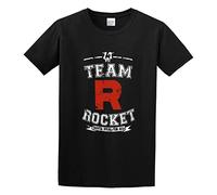 Team Rocket Men's T-Shirt Black Unisex Mens Tees 3XL
