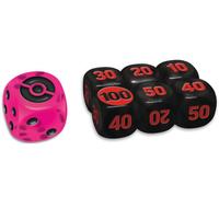 Team Rocket's Mewtwo ex League Battle Deck Pink w/ Black Die & Small Black w/ Red Dice (6)