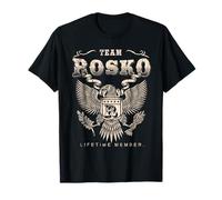 Team Rosko Lifetime Member - Rosko Name T-Shirt