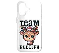Team Rudolph Cute Reindeer Winter Xmas Christmas Case for iPhone 17