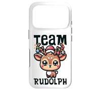Team Rudolph Cute Reindeer Winter Xmas Christmas Case for iPhone 17 Pro
