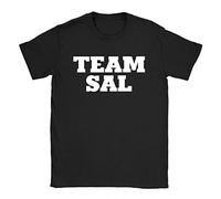 Team Sal Mens T-Shirt Large Black Impractical Jokers Slogan Gift Present for Dad