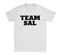 Team Sal Mens T-Shirt X-Large White Impractical Jokers Slogan Gift Present for Dad