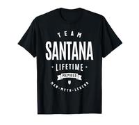 Team Santana Lifetime Member Funny Name Santana T-Shirt