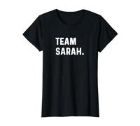 Team Sarah Value Graphic T-Shirt, Women, Black, S