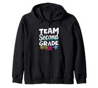 Team Second Grade Neme Life Team Second Grade Zip Hoodie