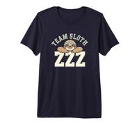 Team Sloth ZZZ Funny Lazy Sleep Lover Cute Animal Premium T-Shirt