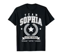 Team Sophia Lifetime Member Funny Name Support T-Shirt