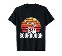 Team Sourdough Vintage Retro Chef Hat - Artisan Bread Baking T-Shirt