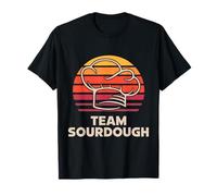 Team Sourdough Vintage Retro Chef Hat - Artisan Bread Baking T-Shirt