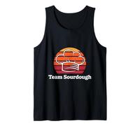 Team Sourdough Vintage Retro Chef Hat - Artisan Bread Baking Tank Top
