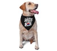 Team South Korea Flag Dog Bandanas Triangle Scarf for Cats and Dogs Adjustable Pet Neck Accessory Decorative Washable Durable