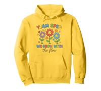 Team SPED We Grow With the Flow Cute Flowers Pullover Hoodie