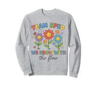 Team SPED We Grow With the Flow Cute Flowers Sweatshirt