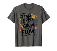 Team Sped We Grow with The Flow, Special Education Teacher T-Shirt