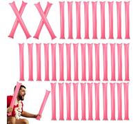 Team Spirit Boom Sticks, Inflatable Noise Maker, Colourful Cheerleading Sticks, Encouragement Toy, Lightweight Noise-Maker, Party Accessories, Party Cheering Stick for Sports Events, Parties and