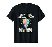 Team Spirit Corporate Novelty Puzzle Lightbulb Graphic T-Shirt