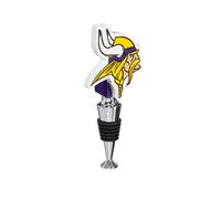 Team Sports America Minnesota Vikings Hand-Painted Team Logo Bottle Stopper