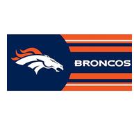 Team Sports America NFL Denver Broncos Sassafras Switch Mat Inserts, Interchangeable Front Door Mat, Indoor/Outdoor, 22" x 10" Orange, Blue, White Sports Fan Doormat
