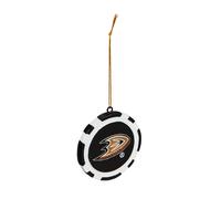 Team Sports America NHL Anaheim Ducks Unique Game Chip Christmas Ornam