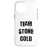 Team Stone Cold Black Text Case for iPhone 16 Pro Max