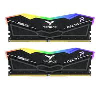 TEAMGROUP T-Force Delta RGB DDR5 Ram 32GB (2x16GB) 6400MHz PC5-51200 CL32 Desktop Memory Module Ram for 600 700 Series Chipset XMP 3.0 Ready Black FF3D532G6400HC32ADC01