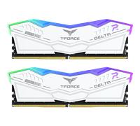 Team T-Force Delta RGB 32GB DDR5 8000MHz Memory Kit 2x16GB White