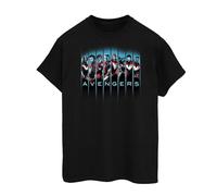 Team Tech Assemble Cotton T-Shirt Avengers Endgame Black XXXL