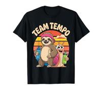Team Tempo Funny Sloth Snail T-Shirt