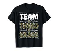 Team Third Grade Camo Back to School First Day of School T-Shirt