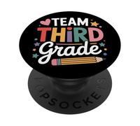 Team Third Grade Teachers Rock Classroom Squad PopSockets Adhesive PopGrip