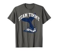 Team Timmy Humpback Whale Tail Ocean Splash T-Shirt