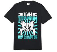Team Titanium Hip Chapter - Hip Surgery Comfort Colors Adult Heavyweight T-Shirt
