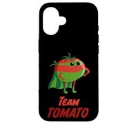 Team Tomato | Super hero for vegans vegetarians and gardener Case for iPhone 16