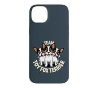Team Toy Fox Terrier Cartoon Small Amertoy Pet Dog Breed Case for iPhone 14 Plus