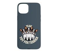 Team Toy Fox Terrier Cartoon Small Amertoy Pet Dog Breed Case for iPhone 15 Plus