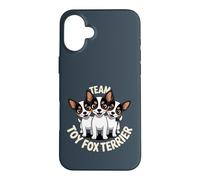 Team Toy Fox Terrier Cartoon Small Amertoy Pet Dog Breed Case for iPhone 16 Plus