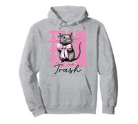 Team Trash Rat Girl Mouse Coquette Bow Pullover Hoodie