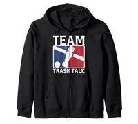 Team Trash Talk Fun Foosball Player Quote Zip Hoodie