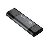Team Group X1 USB 3.2 Gen1 USB flash drive 128 GB USB Type-A / USB Type-C 3.2 Gen 1 (3.1 Gen 1) Black, Grey