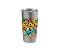 Team Vacation Mode - Funny Travel Team Stainless Steel Insulated Tumbler