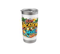 Team Vacation Mode - Funny Travel Team Stainless Steel Insulated Tumbler