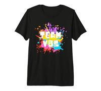 Team VBS Paint Splatter Vacation Bible School Staff Premium T-Shirt
