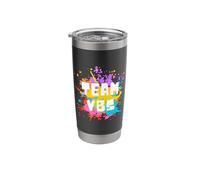 Team VBS Paint Splatter Vacation Bible School Staff Stainless Steel Insulated Tumbler