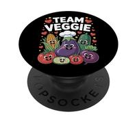 Team Veggie Farmer Style Harvest Market PopSockets Adhesive PopGrip