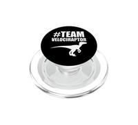 Team Velociraptor Dinosaur Paleontologist Fossil Cretaceous PopSockets PopGrip for MagSafe