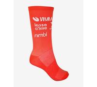 Team Visma Lease A Bike La Vuelta 2025 Victory Replica Cycling Socks Red - S-M
